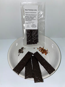 Pemmican Bison Jerky - Dish display